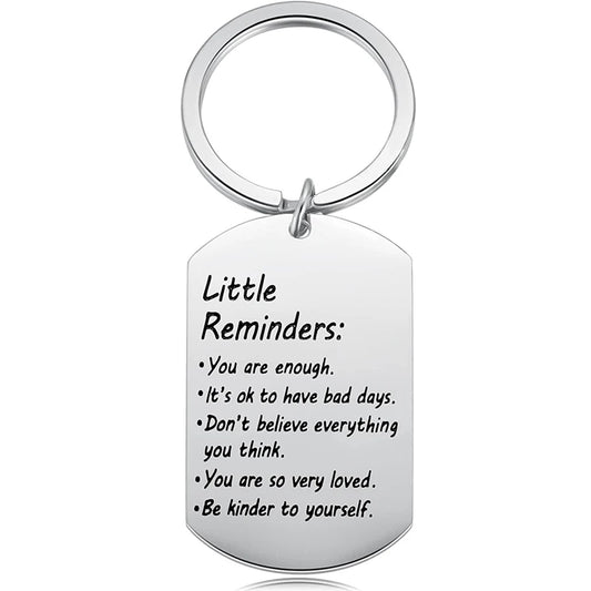 Little Reminders Keychain | Uplifting Gift with Affirmations & Self-Love Quotes